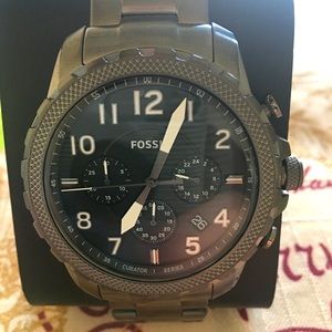 Limited Edition Curator Series Chronograph Black Stainless Steel Watch.